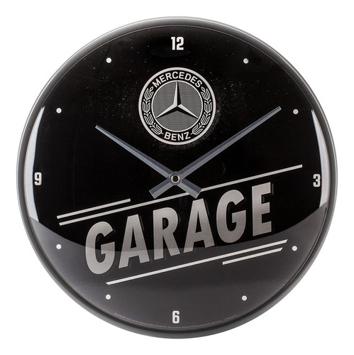 Nostalgic-art Mercedes-benz - Reloj De Pared Para Garaje (12