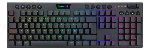 Teclado Gamer Bluetooth Redragon Horus K618 Fs Wireless Esp