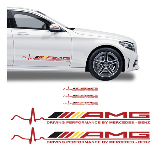 Acessórios Adesivos Mercedes Amg Driving Lateral/traseiro