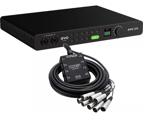 Audient Evo Sp8 8-channel Mic Preamp Sub Snake Fimme