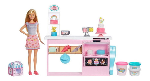 Barbie Juego Decoracion De Tartas Muneca Rubia Entrega Ya