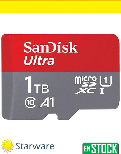 Memoria Microsd Sandisk Ultra A1 1tb Sdxc Clase10 150mbs Stw