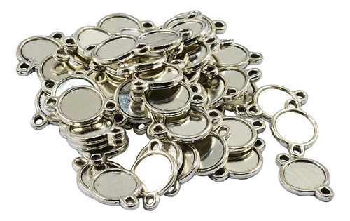4 Colgantes Bases De Espacios En Cabujones Joyas Diamentes