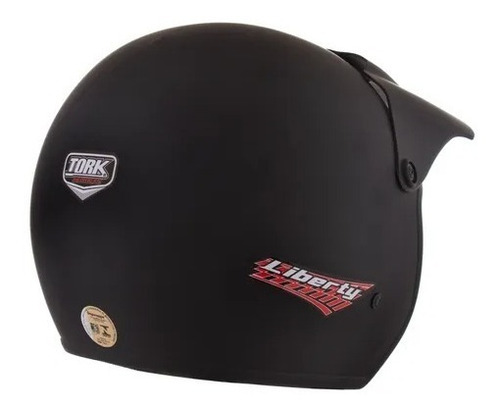 Imagen 2 de 6 de Cascos Abierto Modelo Pro Tork Liberty Negro Matte