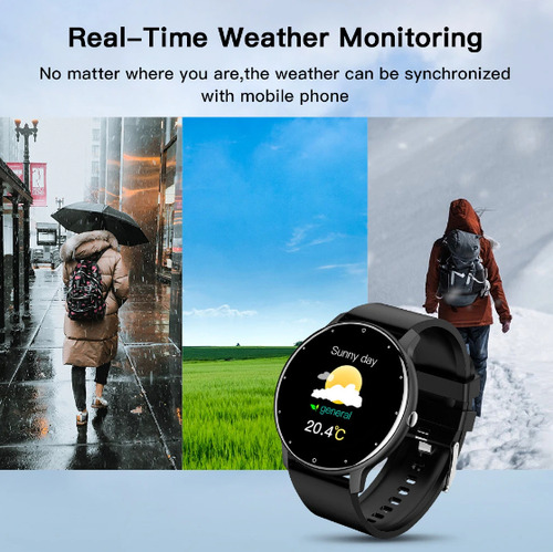 Smartwatch Dongwei Zl02 C Pro 14mm Pantalla Tft Negra