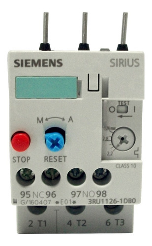 Relé Térmico Bimetalico Siemens 2.2-3.2 Amp 3ru1126-1db0