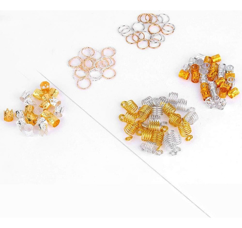 Accesorios For El Cabello Anillos, 110 Piezas Círculo De