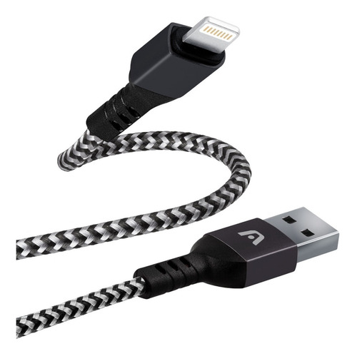 Argom Arg-cb-0023 Lightning A Usb 2.0 De Nailon