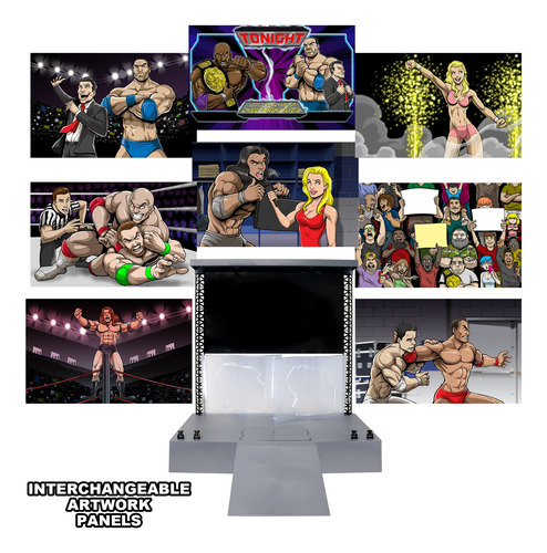 Escenario De Entrada Definitivo Para Figuras De Lucha Libre