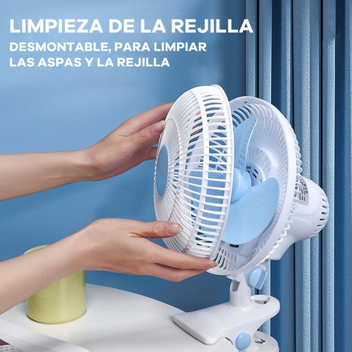 Apply To Ventilador De Escritorio De Pinza 2 Velocidade