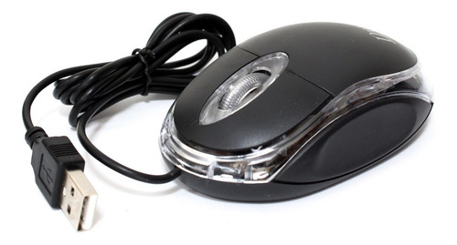 Mouse Fio Usb Óptico Led Azul 1000 Dpi Pc Ltm-560