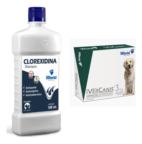 Tratamento Dermatite Canina Kit Remedio Para Sarna E Shampoo