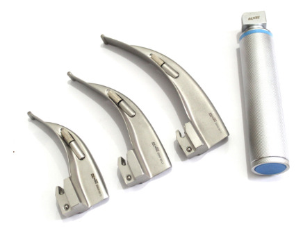 Estuche De Laringoscopio 3 Hojas Luz Estandar Premium