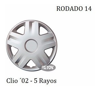 Tazas P Auto Retov R13 14 O 15, Adaptable Renault 1 Unidad