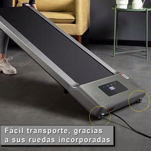 Imagen 5 de 8 de Caminadora Eléctrica Base Ajustable Kipro Gris