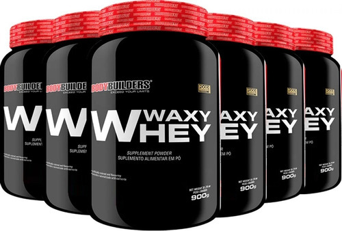 Kit 6x Whey Protein 900g Sabor Baunilha