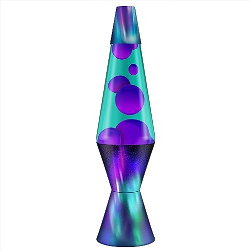 Lámpara Lava Original Aurora Borealis Púrpura 14,5 Con Base