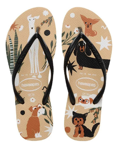 Chinelo Havaianas Slim Pets 