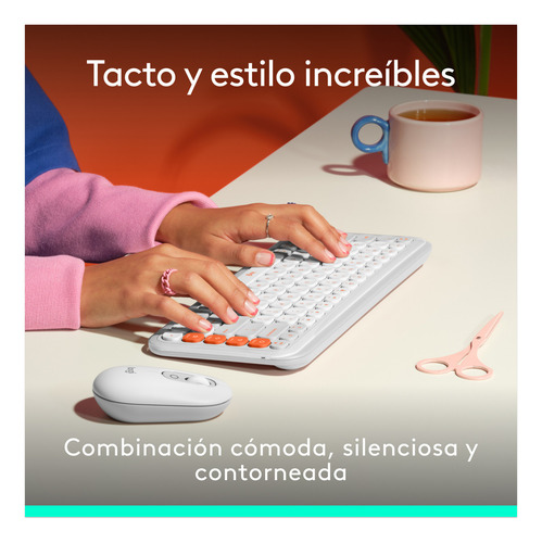 Kit Teclado Y Mouse Logitech Pop Icon, Español