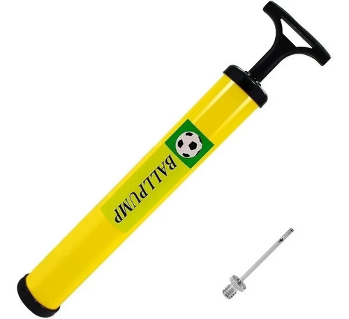 Imagem 1 de 1 de Bomba De Ar Manual Inflar Com Bico Para Encher Bola