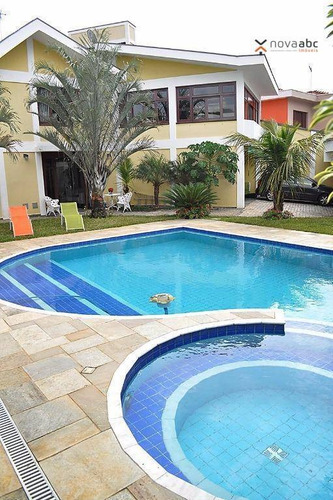 Sobrado Altíssimo Padrão À Venda, 400m², 3 Suítes, Sauna E Piscina Por R$ 3.200.000 - Vila Gilda - Santo André/sp - So0477