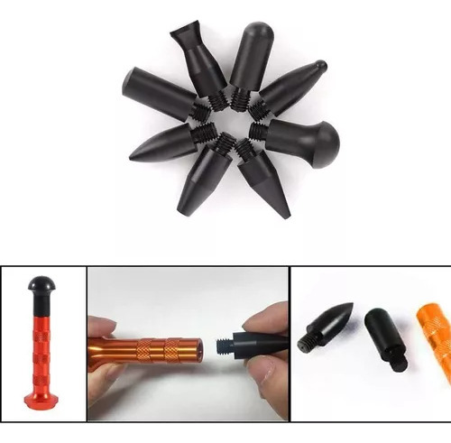 / Pino Rebatedor De Alumínio + 9 Ponteira Nylon Martelinho