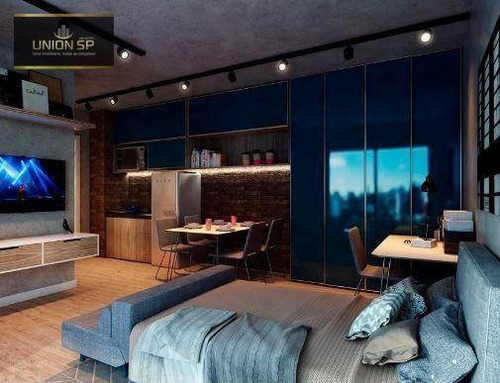 Imagem 1 de 10 de Studio Com 1 Dormitório À Venda, 24 M² Por R$ 399.000,00 - Pompeia - São Paulo/sp - St1577