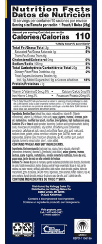 Pop Tarts Crunchy Poppers Frosted Strawberry Crunch 141 Gr