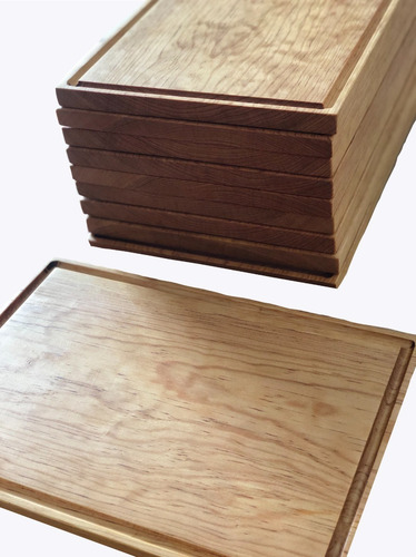 Kit 10 Platos Tabla Para Picar O Servir Carne 25 X 40 Cm