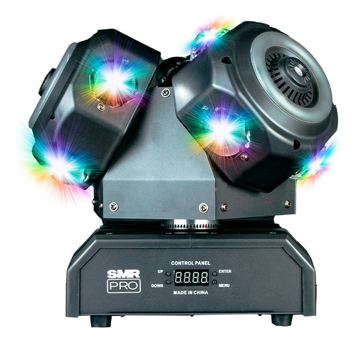 Luces Led Rgbw + Laser Rojo Azul Verde Smr Pro Ciclope Dmx
