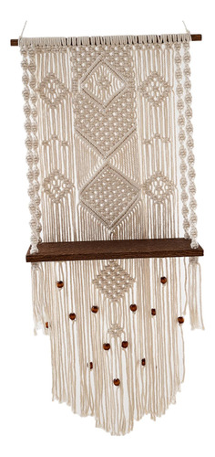 Chic Bohemian Macrame Estante Para Colgar En La Pared