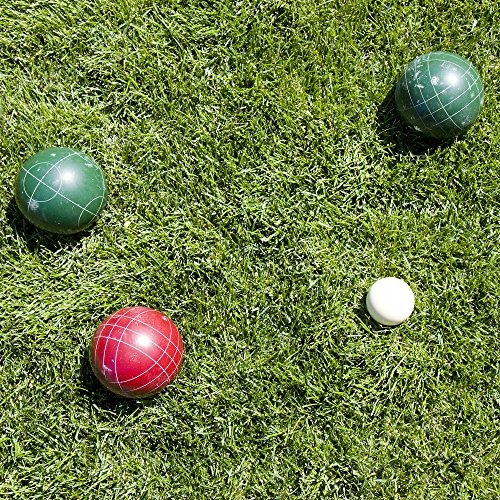 Bocce Ball Set- Outdoor Bocce Game Para Patio Trasero, Céspe