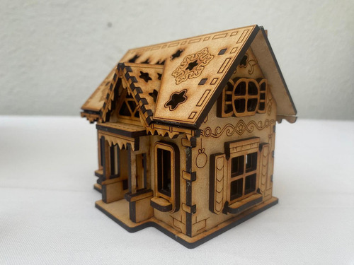 Casita Santa Closs En Mdf