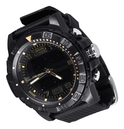 Reloj Analógico Para Hombre Con Cronógrafo Digital Resistent