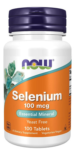 Selenio Selenium 200mcg Capsulas Americano 