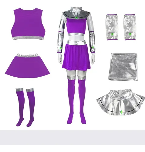 Disfraz De Starfire De Raven Teen Titans, Disfraz De Starfir