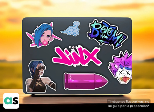 Sticker Jinx Arcane Powder Lol League Of Legends 53 Las X3