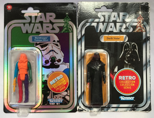 Star Wars Retro Collection Vader Y Stormtrooper Prototype