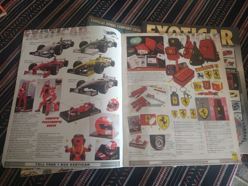 4 Catálogos Exoticar Automovilismo Autitos Usa Hotwheels (Usado)