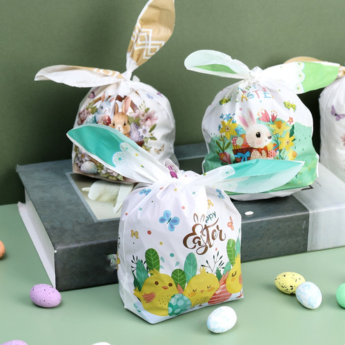 Bonita Bolsa Para Caramelos Con Forma De Oreja De Conejo, Re