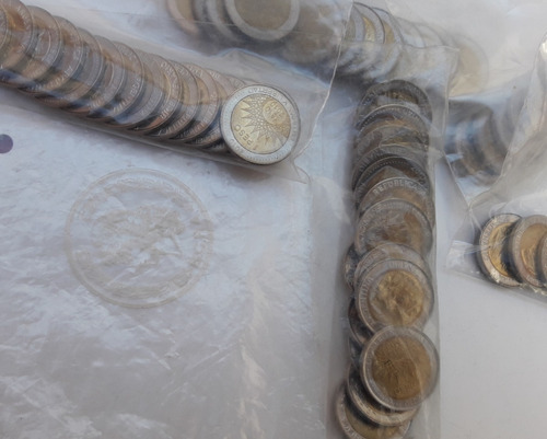 * 1 Peso Sin Circular Bicentenario Bolsas Del B. C. R. A.
