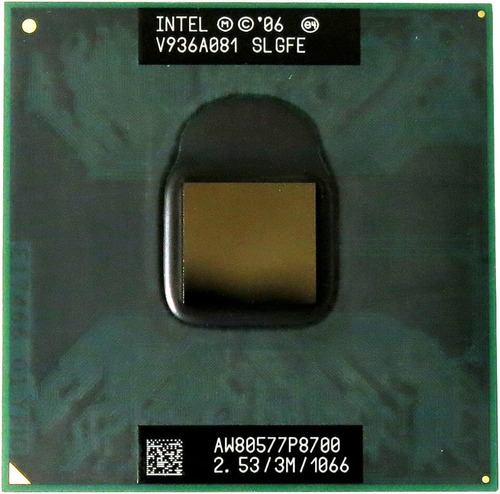 Procesador Slgfe Intel Core 2 Duo P8700 De 2,53 Ghz