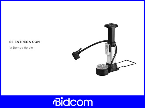 Bomba De Pie Gadnic Medidor 180 Psi Alta Presión Universal