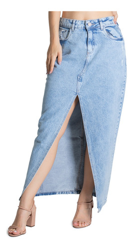 Saia Jeans Sawary Midi - 276238