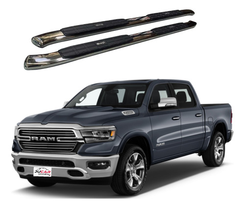 Estribos Brx Bronx Acero Inox Dodge Ram Crew Cab 2019-21