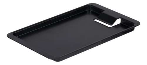 Charola Propinera Con Clip 12x20cm Negra Buffetware 12 Pzas