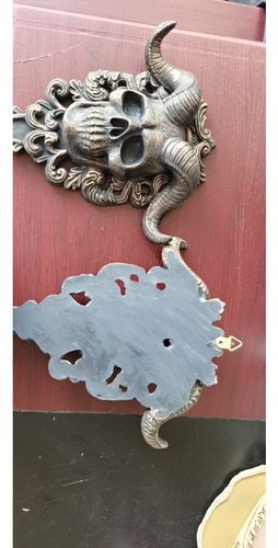 Adorno Decorativo Grande De Calavera De Cuerno De Carnero