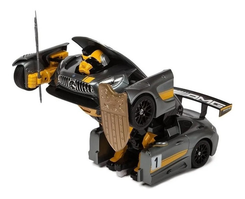 Imagen 2 de 2 de Transformer Rastar Robot Auto Mercedes Radio Control 1:14