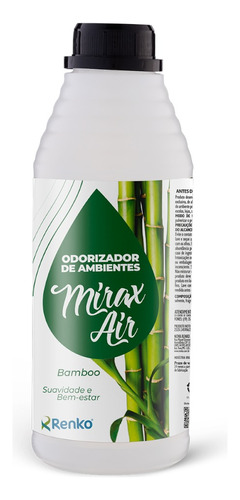 Odorizador De Ambientes Bamboo Mirax Air  - Renko 1 Litro