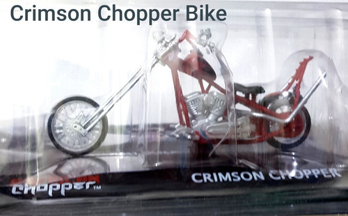 Moto Crimson American Chopper,12 Cm. Esc 1/18 De Pvc. Altaya
